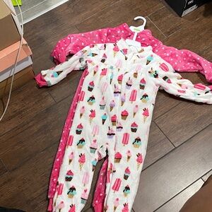 Sweet Treats Kids Footie Pajamas